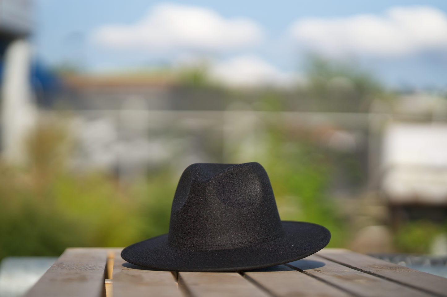 Plain Black Fedora Hat