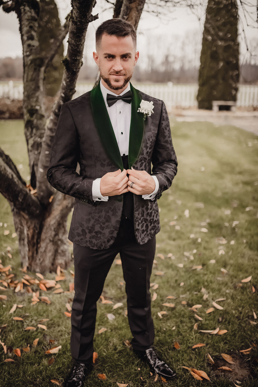 WALLER Custom Wedding Tuxedo by Self-Made Couture