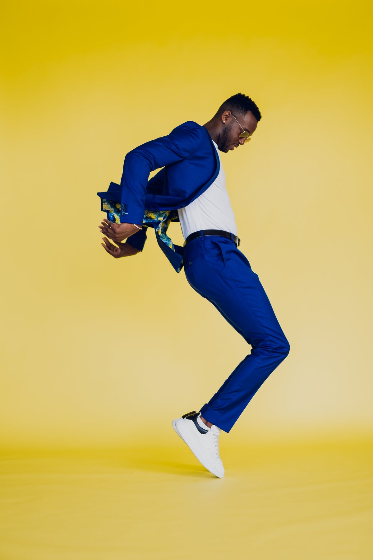 CROMITY Custom Blue Suit by Self-Made Couture