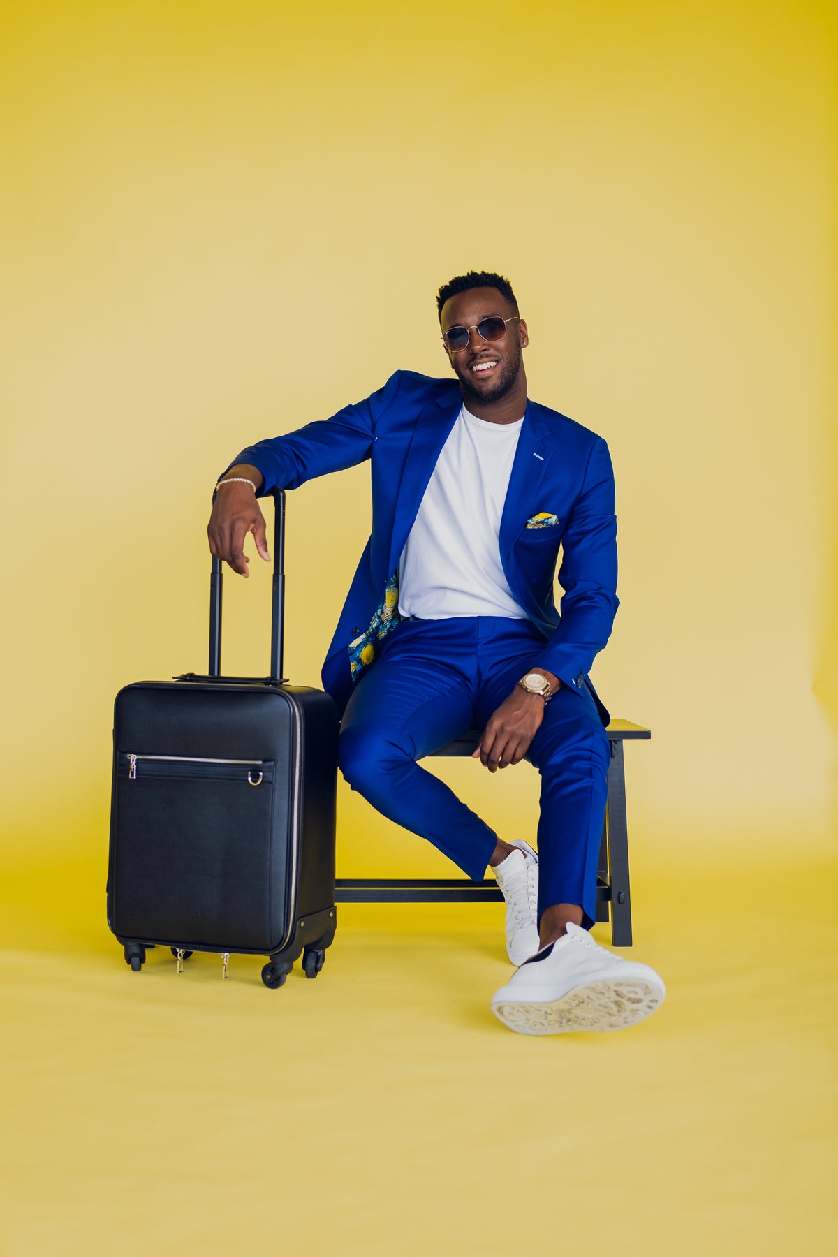 CROMITY Custom Blue Suit by Self-Made Couture
